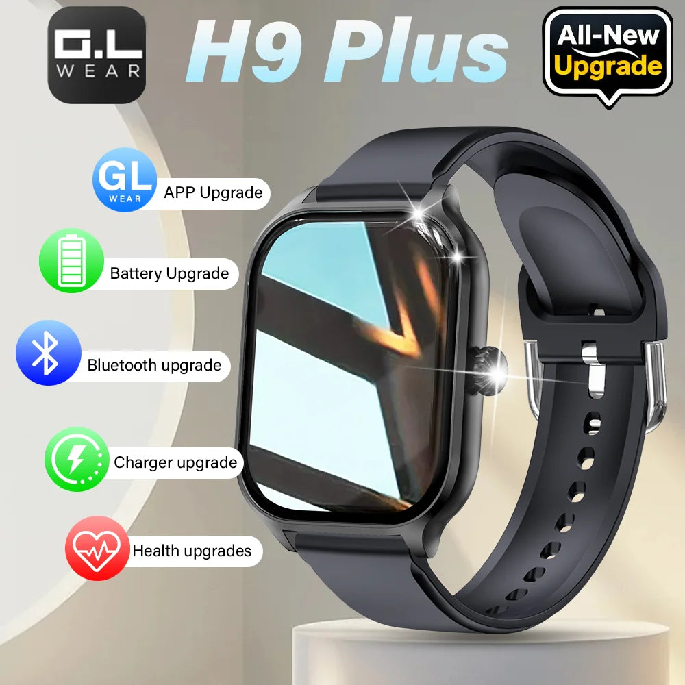 LAXASFIT 2025 New Smart Watch Bluetooth Call Message Reminder 24 Hour Health Monitoring Smart Watch Gift for Men and Women